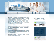 Tablet Screenshot of meditrial.es
